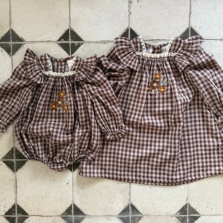 [予約] Madeleine Embroidery Suit/ OREN by Hibyebebe