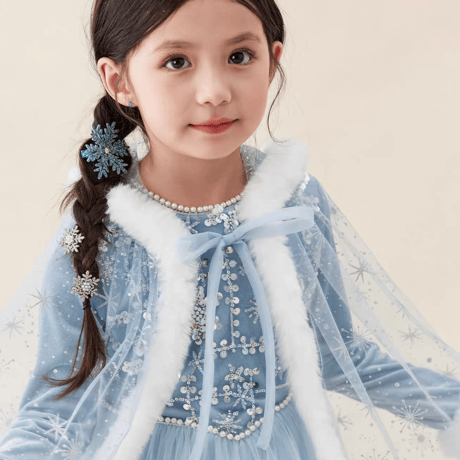 [予約] Ice Palace Princess Dress + Cape SET