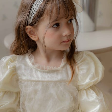 [予約] Cezanne Sha Dress/ OREN by Hibyebebe
