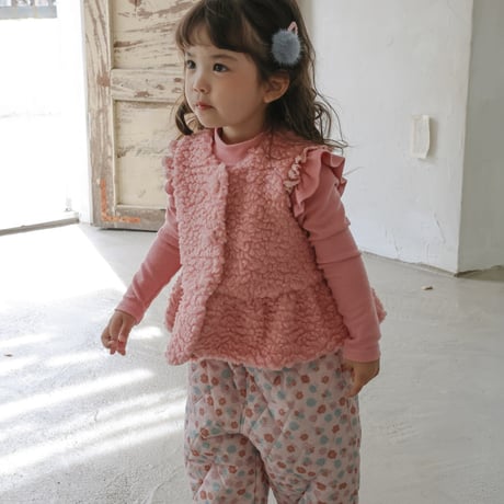 [予約] pposong fur vest/ Puella FLO