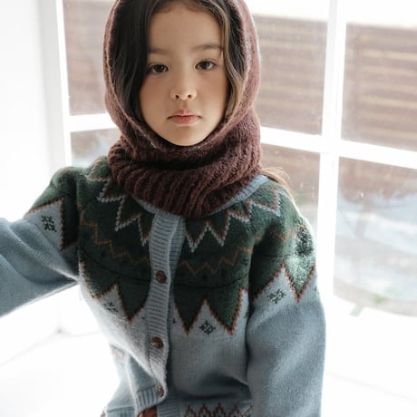 [予約] Clover Balaclava/ OREN by Hibyebebe