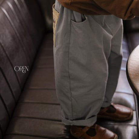 [予約] Flow Cotton Pants/ OREN by Hibyebeb