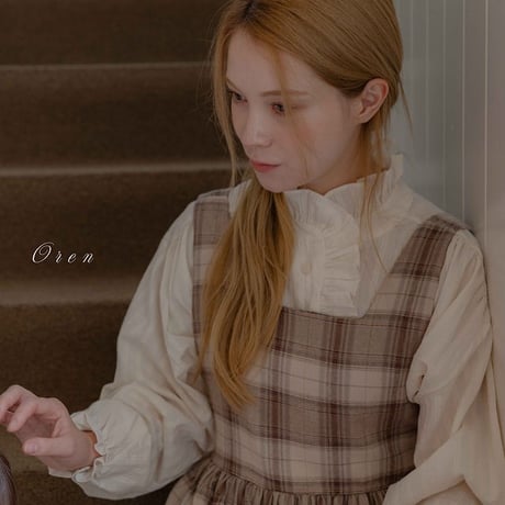 [予約] Leah Frill Blouse (Mom)/ OREN by Hibyebebe