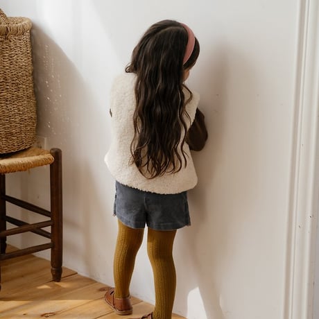 [予約] Marmont Cable Knit Tights/ OREN by Hibyebebe