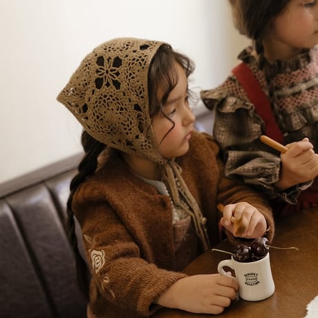 [予約] Gemma knit cardigan/ OREN by Hibyebebe