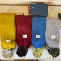 [予約] Merci Pom-Pom muffler/ OREN by Hibyebebe
