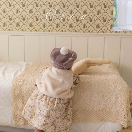 [予約] Brielle Baby Puffer Dress/ OREN by Hibyebebe