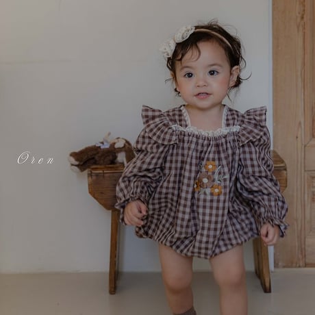 [予約] Madeleine Embroidery Suit/ OREN by Hibyebebe