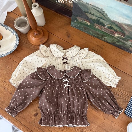[予約] Shine Blouse/ marron