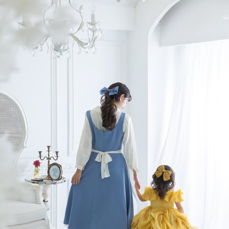 [予約] Sky Story Apron Dress Set (Adult) (& Daisy Botton Blouse)