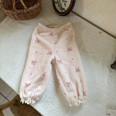 [予約] Ribbon Pants/ marron