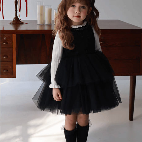 [予約] Fine Frill Rib Top
