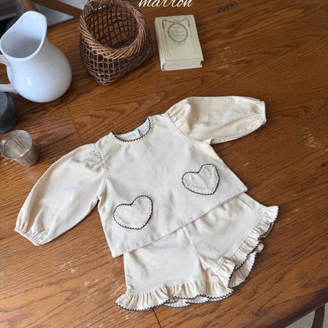 [予約] Heart Set/ marron