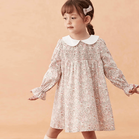 [予約] Petit Garden Smocked Dress