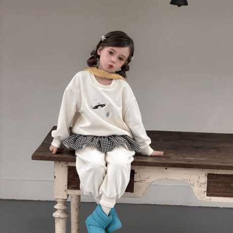[予約] Mushroom top & bottom Set/ aiai