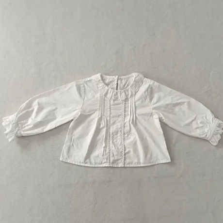 [予約] French white blouse/ aiai