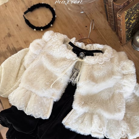[予約] Teddy Vest/ marron