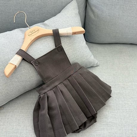 [予約] Louis Pleated Suspender Suit/ Monbebe
