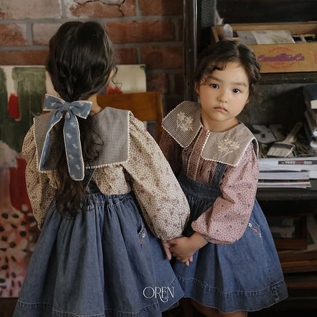 [予約] Rosetta Blouse/ OREN by Hibyebebe