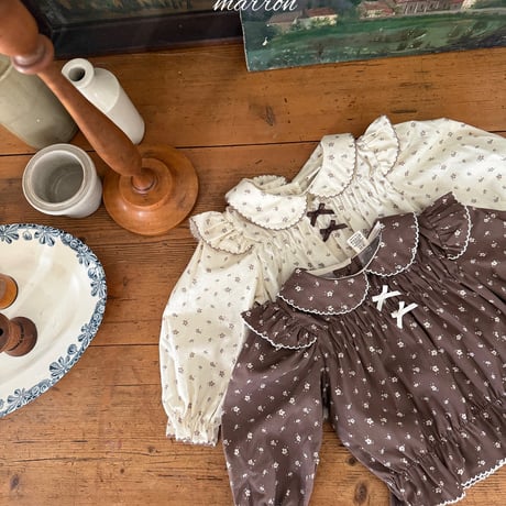 [予約] Shine Blouse/ marron