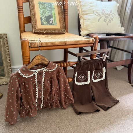 [予約] Mary Blouse/ marron