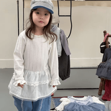 [予約] Monet Ruffle Dress/ aiai
