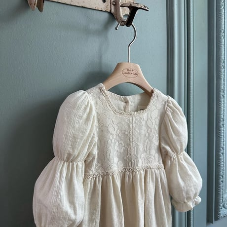 [予約] Rose Lace Dress(Kids)/ Monbebe