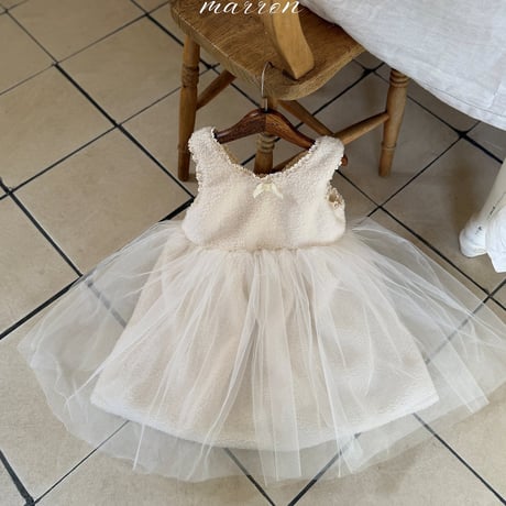 [予約] Mongle Dress/ marron