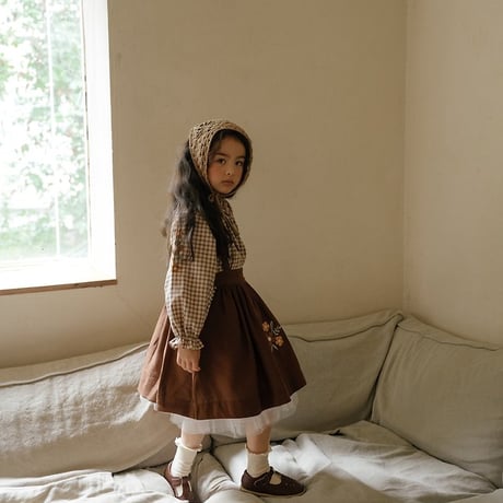 [予約] Autumn Bloom Skirt/ OREN by Hibyebebe