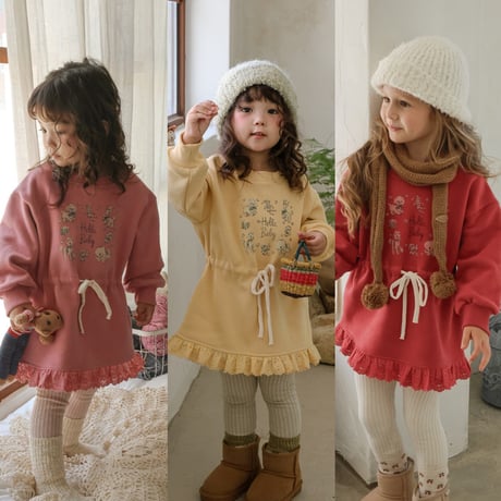 [予約] Sherry mini dress/  Puella FLO