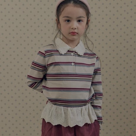 [予約] Lavieen Collar T-shirt/ Roa