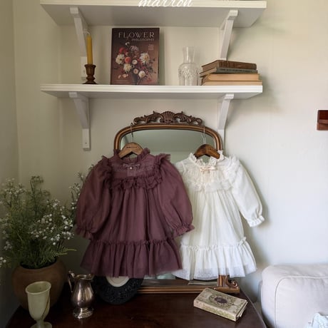 [予約] Nook Dress / marron