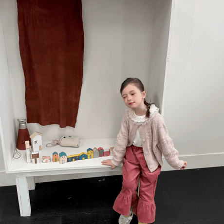 [予約] Heart Pocket Frill Pants/ aiai