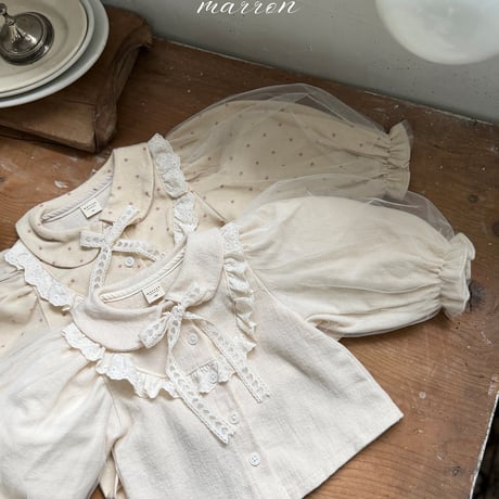 [予約] Anne Blouse/ marron