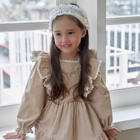 [予約] Bouquet Dress/ marron