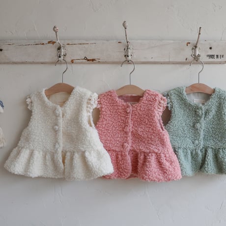 [予約] pposong fur vest/ Puella FLO