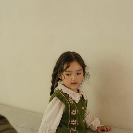 [予約] Honey Beige Blouse/ OREN by Hibyebebe