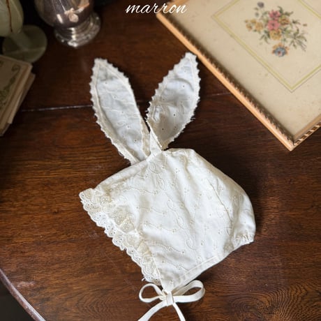 [予約] Rabbit bonnet/ marron