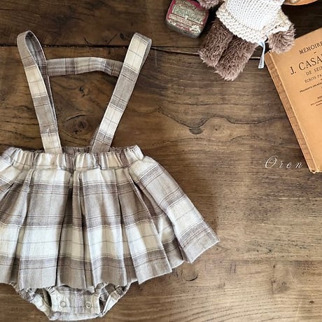 [予約] Leo Classic Bloomer Skirt/ OREN by Hibyebebe