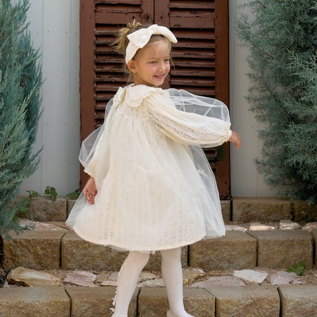 [予約] Anna Dress (brooch not included)/ marron