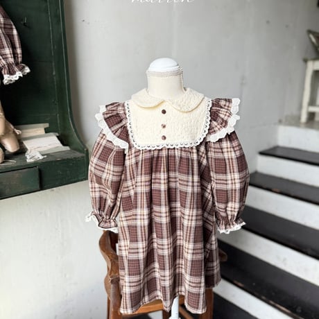 [予約] Kong-Kong Dress/ marron