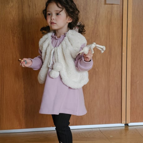 [予約] Elle fur vest/  Puella FLO