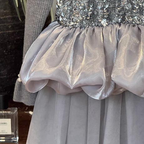 [予約] Silver Moon Ruffle Dress + T-shirt