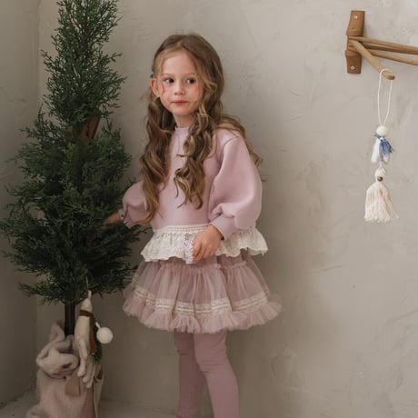 [予約] Tiffany tulle skirt leggings/  Puella FLO