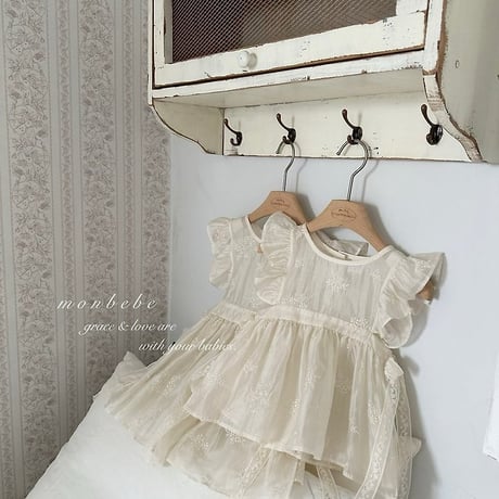 [予約] Lily Layered Dress (Baby) / Monbebe