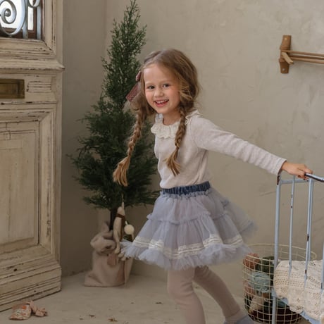 [予約] Tiffany tulle skirt leggings/  Puella FLO
