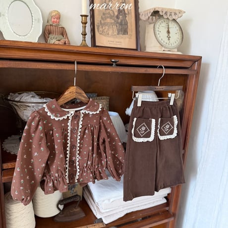[予約] Mary Blouse/ marron
