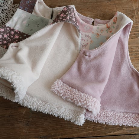 [予約] Blanc vest/ Puella FLO