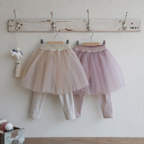 [予約] Moen tulle skirt leggings/ Puella FLO