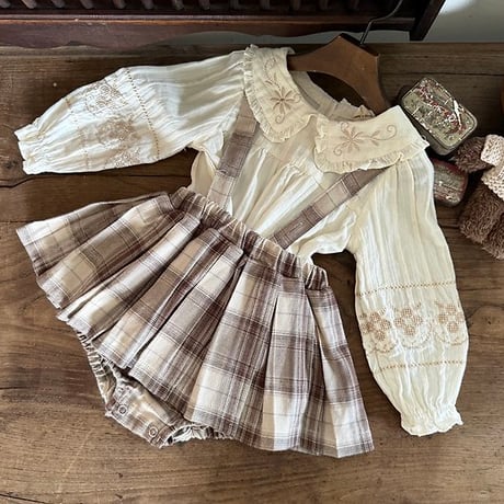 [予約] Leo Classic Bloomer Skirt/ OREN by Hibyebebe